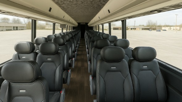 Interior of Kentucky Party Bus Company's 35 Passenger Minibus in Kentucky