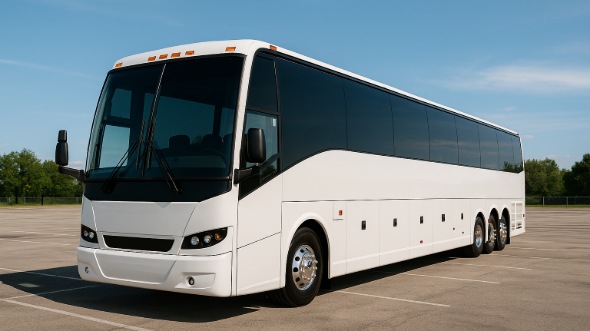 Exterior of Kentucky Party Bus Company's 46 Passenger Charter Bus in Kentucky